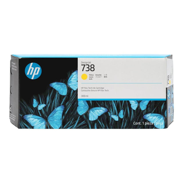 HP 738 DesignJet Magenta Ink Cartridge Original 676M7A Single-pack