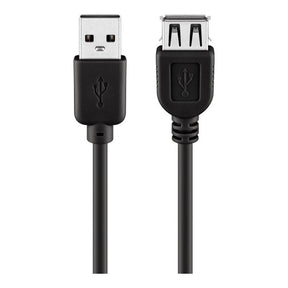 Goobay 5m USB 2.0 Hi-Speed Extension Cable Black 68905