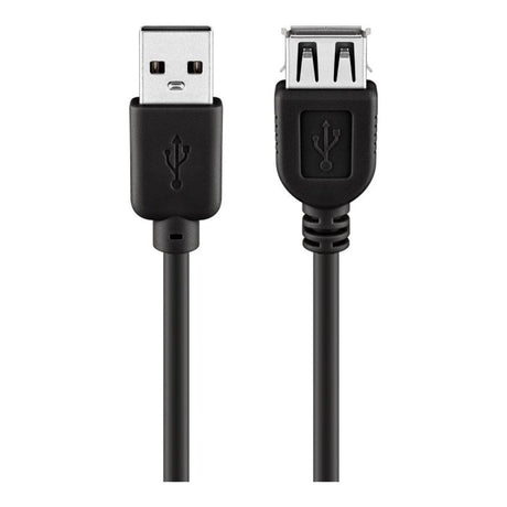 Goobay 5m USB 2.0 Hi-Speed Extension Cable Black 68905