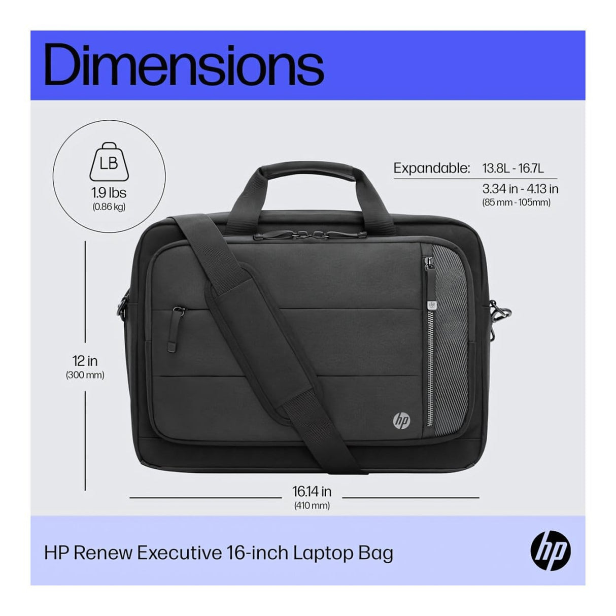HP Renew Executive 16-inch Notebook Bag 6B8Y2AA
