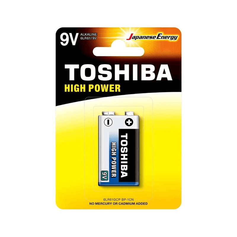 Toshiba 9V Alkaline Battery 6LR61GCP BP-1