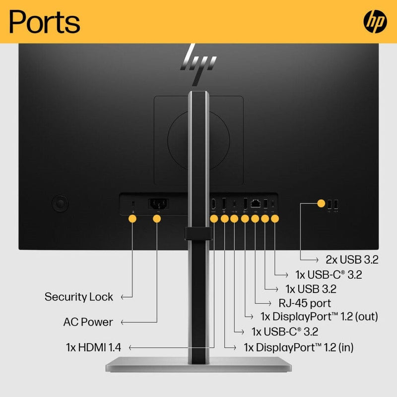 HP E24u G5 23.8-inch 1920 x 1080p FHD 16:9 75Hz 5ms IPS USB-C Monitor 6N4D0AA