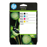 HP 953 Black Cyan Magenta Yellow Printer Ink Cartridges Original 6ZC69AE Multi-pack