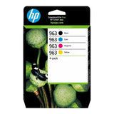 HP 963 Black Cyan Magenta Yellow Printer Ink Cartridges Original 6ZC70AE Multi-pack