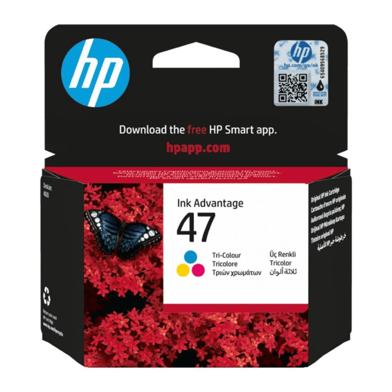 HP 47 Ink Advantage Tri-color Printer Cartridge Original 6ZD61AE Single-pack