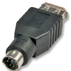 Lindy USB to PS/2 Adapter Black 70000