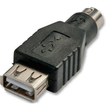 Lindy USB to PS/2 Adapter Black 70000