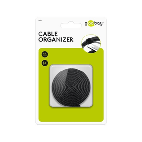 Goobay Cable Management Set with Hook-and-Loop Fastener 1m Roll 70360