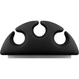 Goobay Cable Management 3-slots 4-piece Set Black 70398