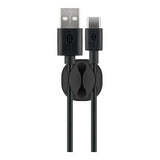 Goobay Cable Management 3-slot 4-piece Set Black 70398