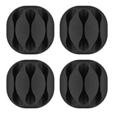 Goobay Cable Management 3-slot 4-piece Set Black 70398