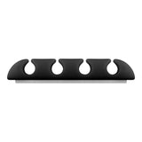 Goobay 70406 4-slot Cable Management Set Black 2-pack