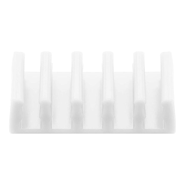 Goobay 70431 5-slot Cable Management Set White 2-pack