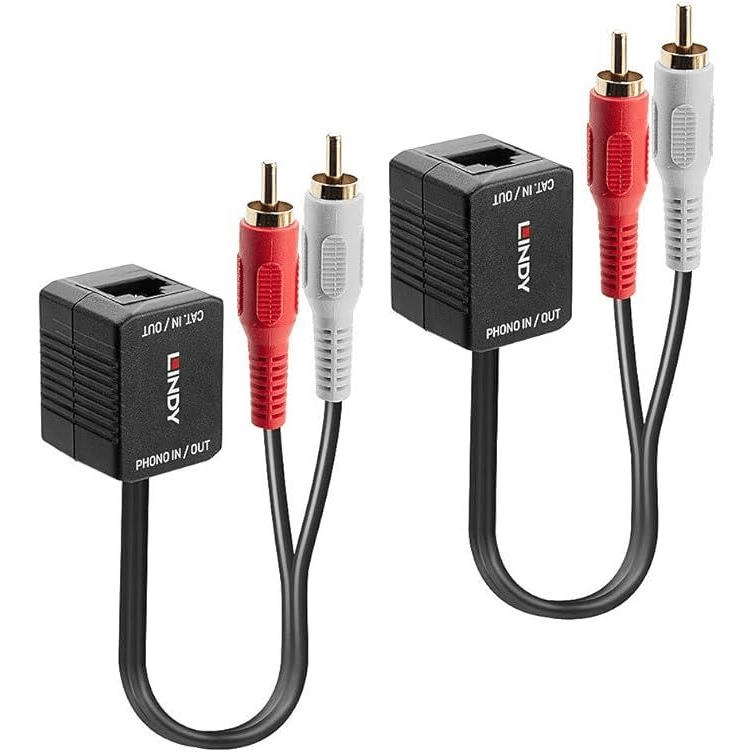 Lindy 100m Cat.5/6 Stereo Audio Extender 70460