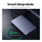 Ugreen CM300 2.5-inch USB-C Hard Drive Enclosure Silver 70499