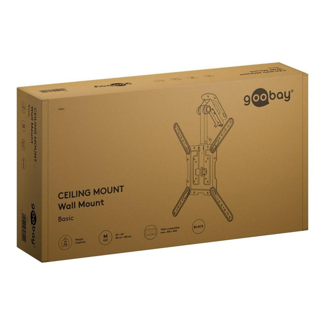 Goobay 23-inch to 55-inch Basic Ceiling TV Mount 70824