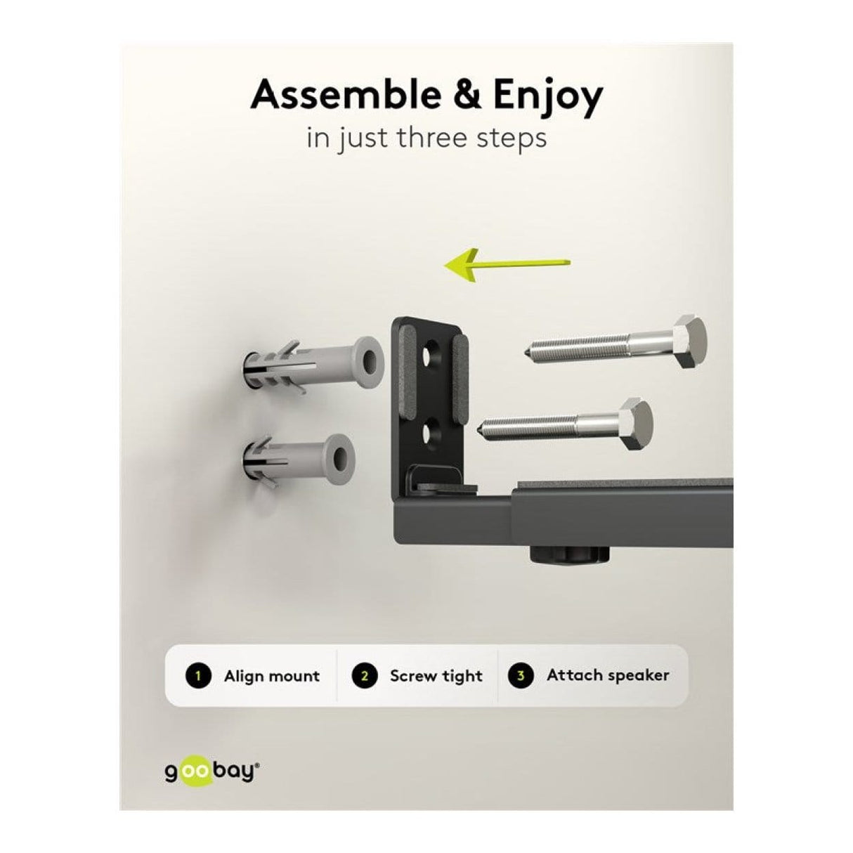 Goobay Universal Soundbar Wall Mount 70827