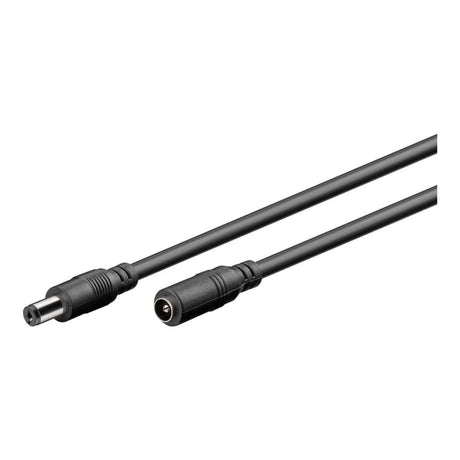 Goobay 5.5x2.1mm DC Extension Cable Black 71399