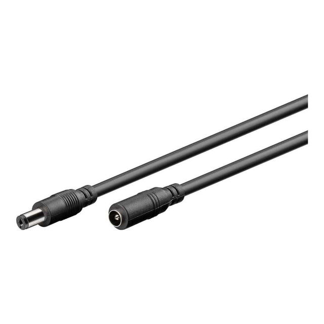 Goobay 5.5x2.1mm DC Extension Cable Black 71399
