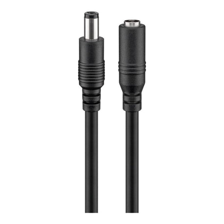 Goobay DC Extension Cable 5.5 x 2.5mm Black 71401
