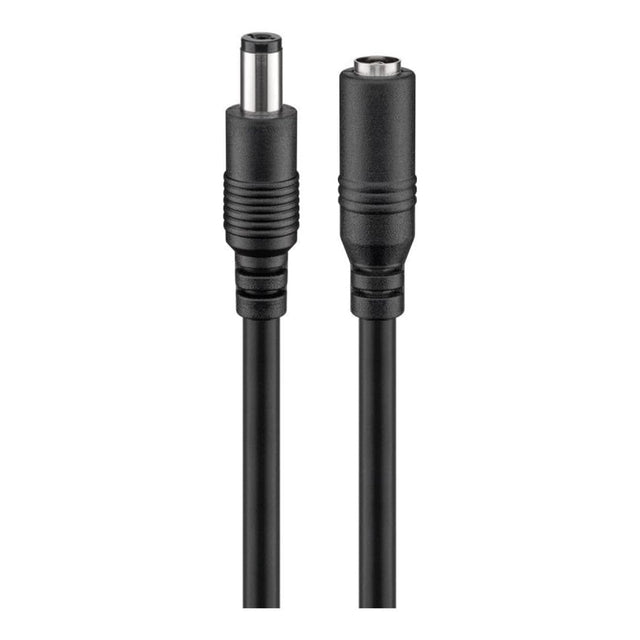 Goobay DC Extension Cable 5.5 x 2.5mm Black 71401