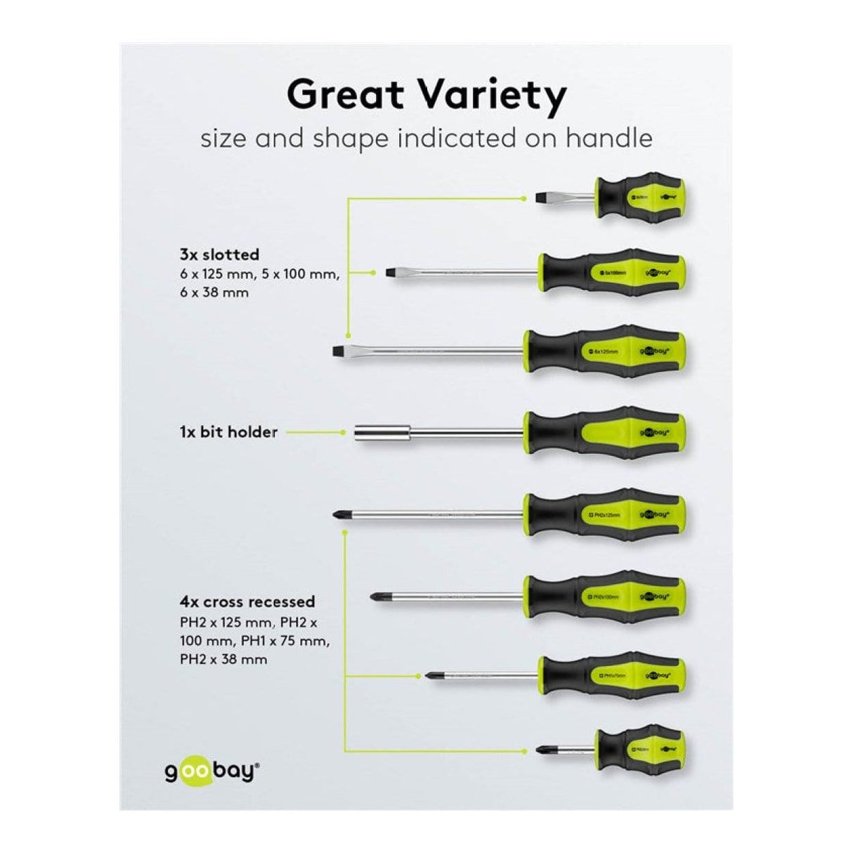 Goobay 58-Piece Precision Screwdriver Case 74005