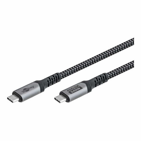 Goobay 1m USB-C USB4 240W 5A 40 Gbit/s Cable 74211