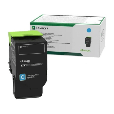 Lexmark CX725 Cyan Corporate Toner Cartridge 12,000 Pages Original 74C5HCE Single-pack