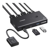 Ugreen 2-in - 1-out HDMI 2.0 KVM Switch 75246
