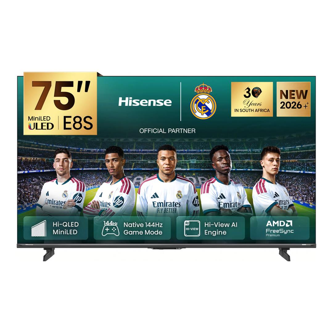 Hisense 75E8S 75-inch 4K UHD Hi-QLED MiniLED Smart TV LEDN75E8S
