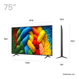 LG NANO80 75-inch NanoCell AI 4K UHD Smart TV 75NANO80A6A