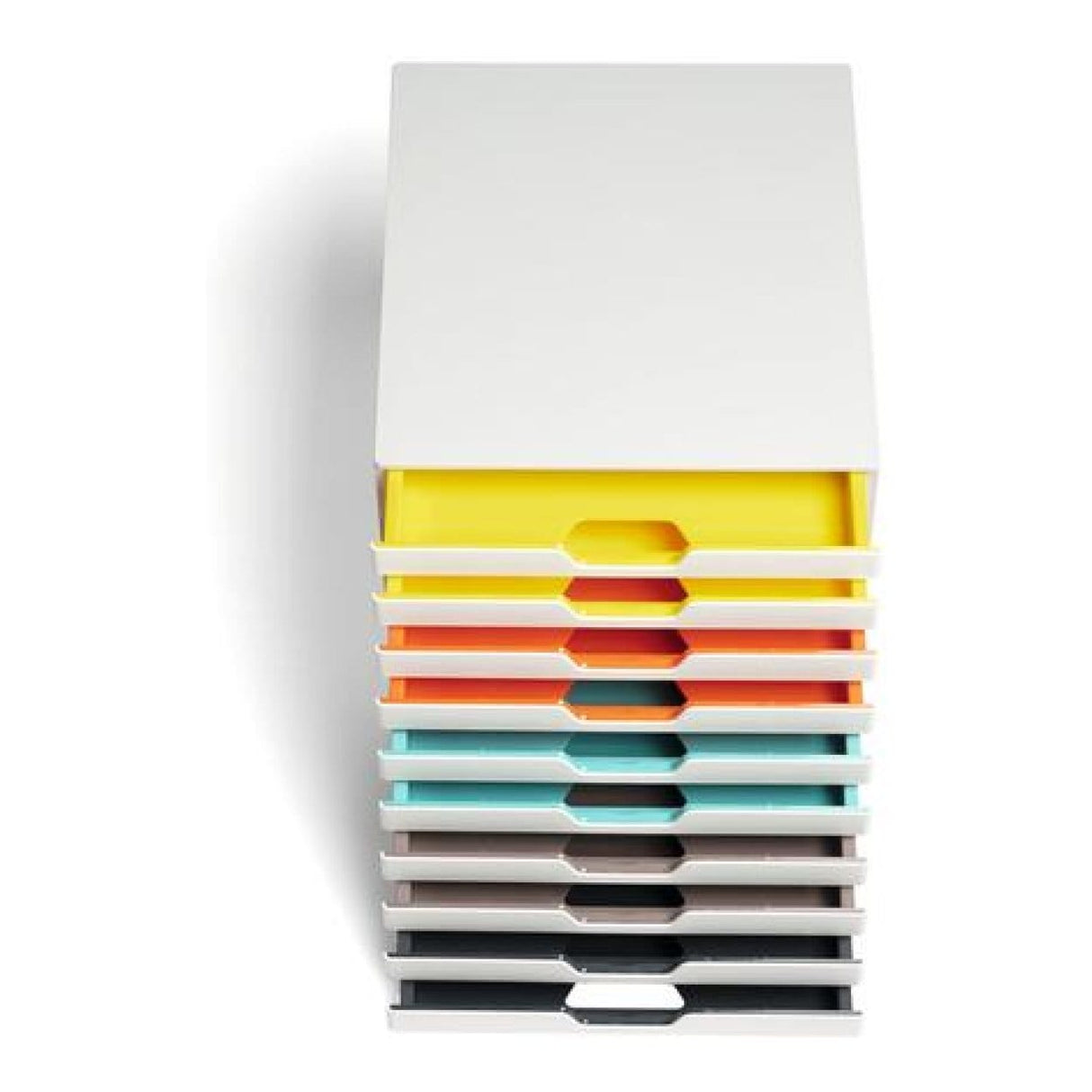 Durable VARICOLOR 10 Drawer A4 Mix Multicolour Document Storage Organizer 763027
