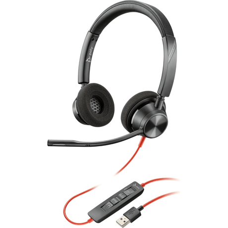 Poly Blackwire 3320 Microsoft Teams Certified USB-A Headset 76J17AA