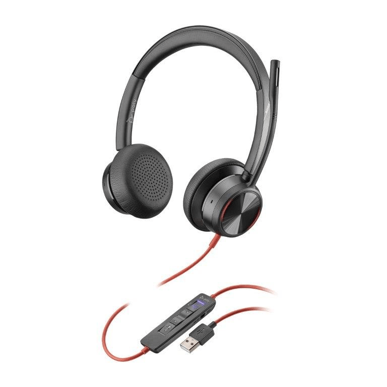Poly Blackwire 8225 MS Stereo USB-A Headset 772K3AA