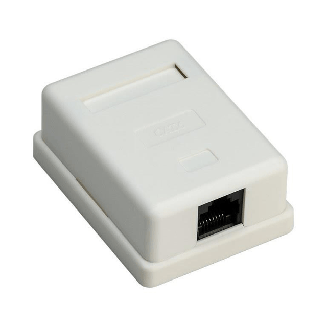 First Class Utp Goobay 1-port RJ45 CAT 6 UTP Surface Mount Installation Box White 7763 ...