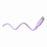 Goobay 1.5m USB-C to USB-C Silicone Charging Cable Purple 77745