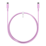 Goobay 1.5m USB-C to USB-C Silicone Charging Cable Pink 77746