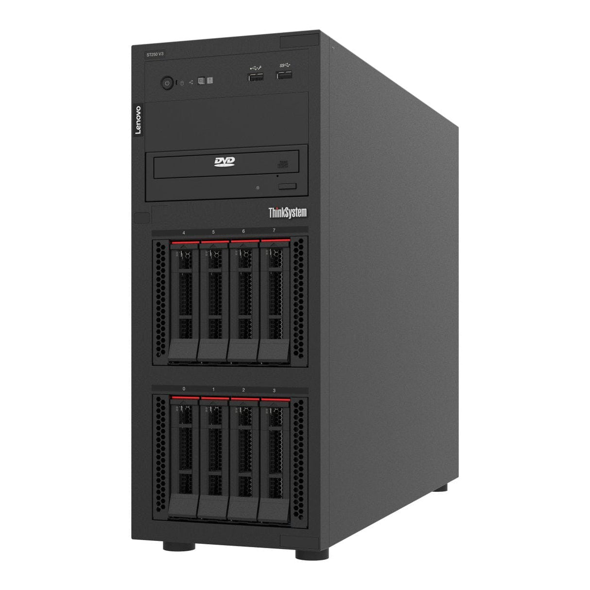 Lenovo ThinkSystem ST250 V3 Tower Server - Intel Xeon 6353P 1.92TB SSD 32GB RAM 800W 7DCE100EEA
