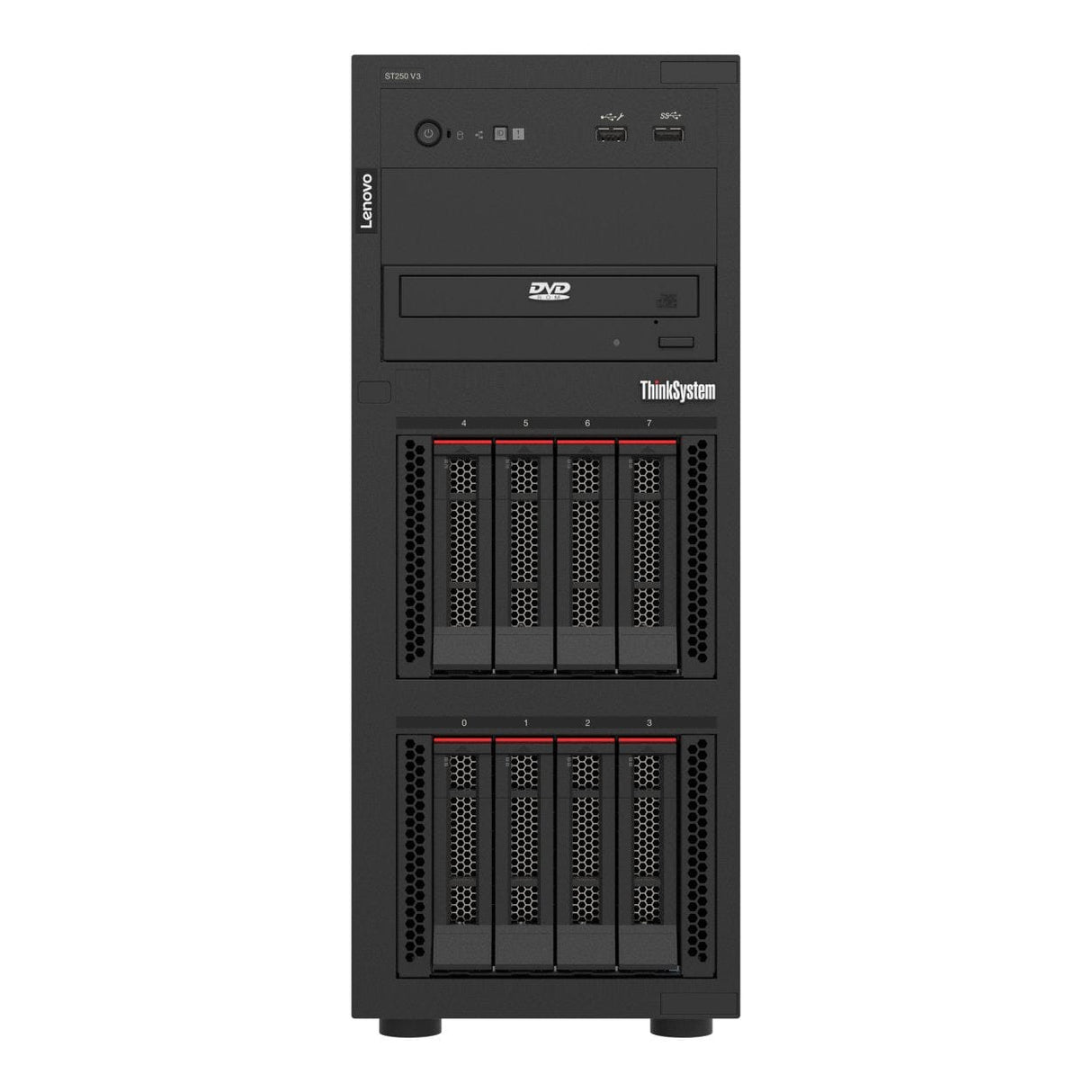 Lenovo ThinkSystem ST250 V3 Tower Server - Intel Xeon 6353P 1.92TB SSD 32GB RAM 800W 7DCE100EEA