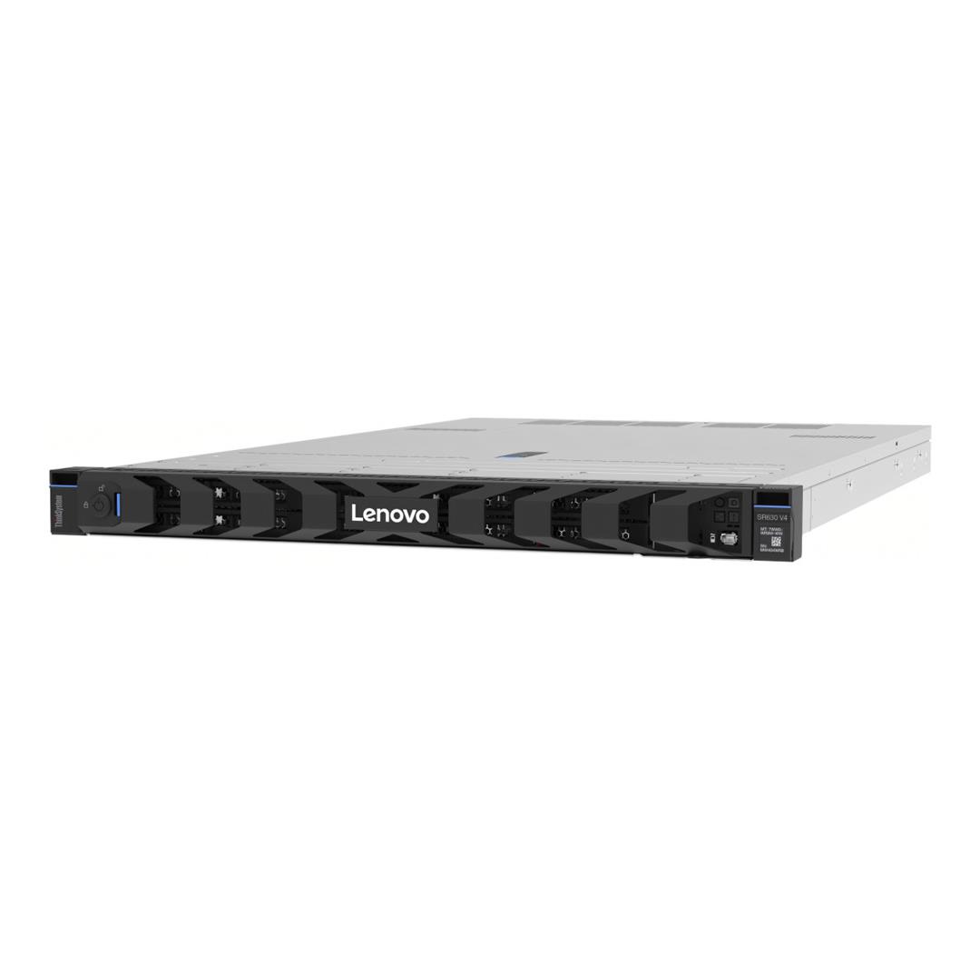 Lenovo ThinkSystem SR630 V4 1U Rack Server - 2x Intel Xeon 6515P 2x 64GB RAM 2 x 2.5-inch 480GB SSD 4 x 1.92TB SSD 2 x 1300W 7DG9TVWV00