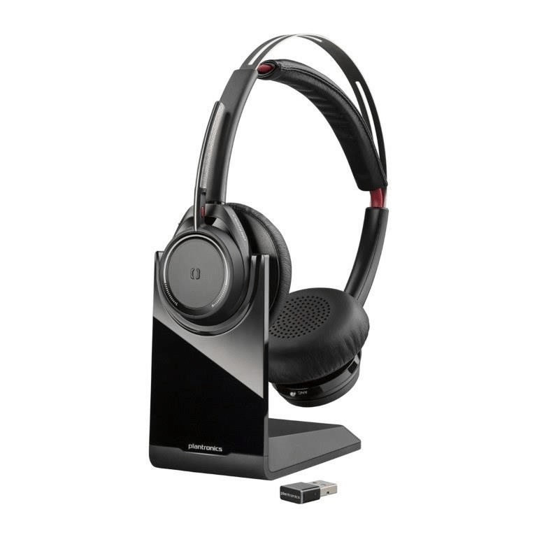 Poly Voyager Focus B825 UC Stereo Wireless USB-A Headset with Charging Stand 7E2M4AA