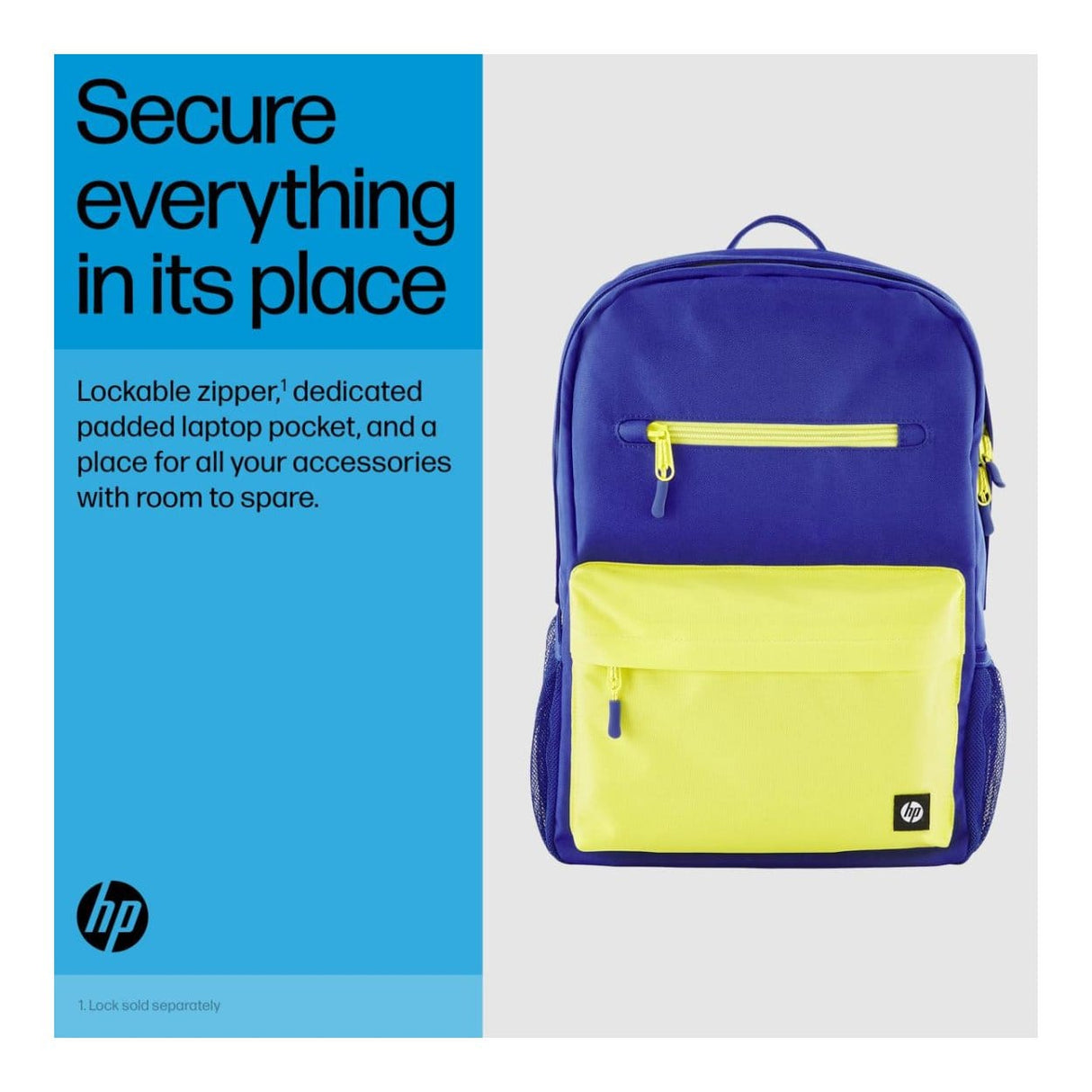 HP Campus Blue Backpack 7J596AA
