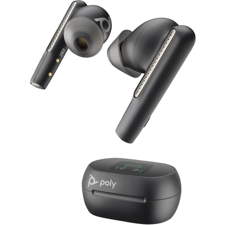 Poly Voyager Free 60+ UC Earbuds with BT700 USB-A Adapter - Carbon Black 7Y8G3AA