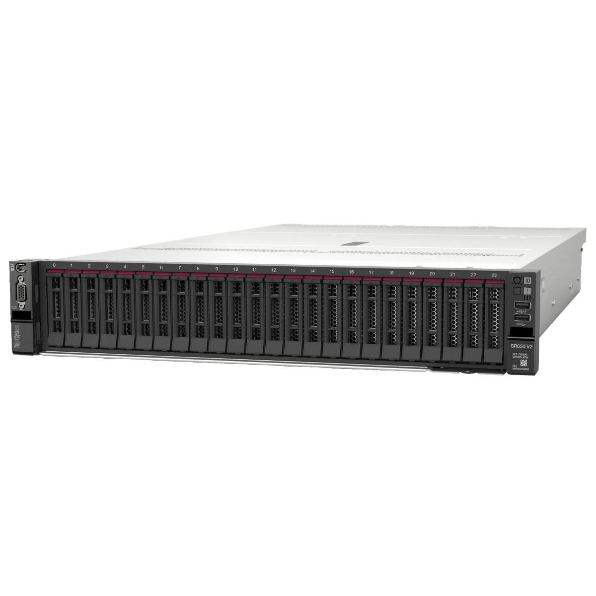 Lenovo ThinkSystem SR650 V2 Server Rack - Intel Xeon Silver 4310 32GB RAM 750W 7Z73A080EA