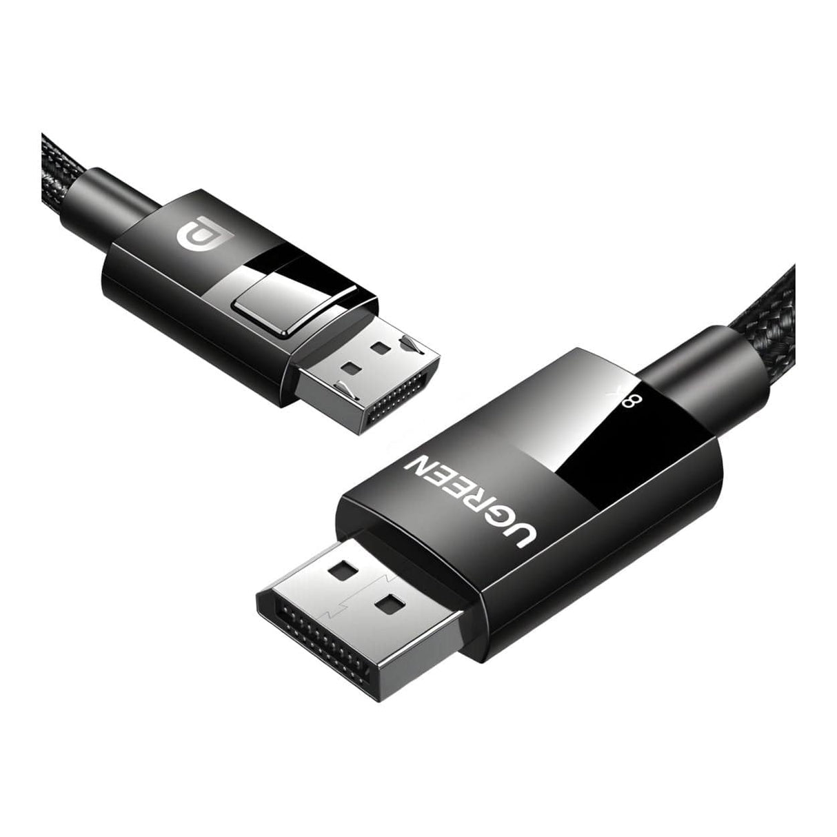 UGreen 2m Male to Male 8K DisplayPort Braided Cable 80392