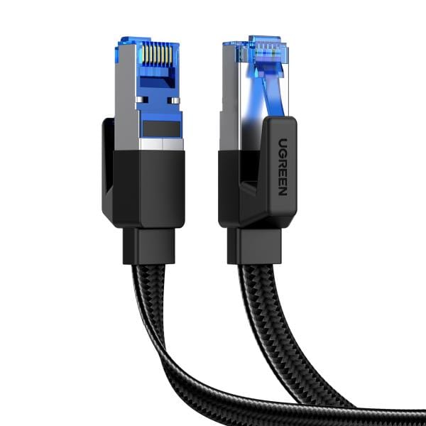 Ugreen 1m CAT8 F/FTP Braided RJ45 Cable Black 80429