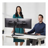 Fellowes Professional Series Freestanding Dual Horizontal Monitor Arm 8043701