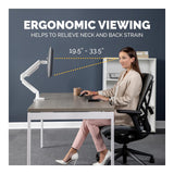 Fellowes Platinum Series 40-inch Desk Mount Monitor Arm White 8056201