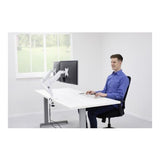Fellowes Platinum Series 40-inch Dual Desk Monitor Arm White 8056301