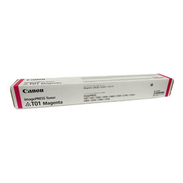 Canon T01 Magenta Toner Cartridge 38,500 Pages Original 8068B001 Single-pack